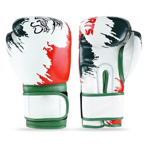 PU Leather Durable Boxing <b>Gloves</b> Customized Color for Muay Thai Training Punching Bag Sparring MMA Kickboxing - Product Image 1