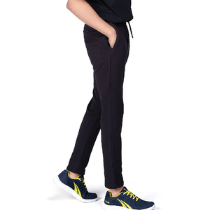 Pantalones Deportivos Negros de Algodón para Hombre EMIKO INDUSTRY, Cintura Elástica con Cordón, Estilo Casual, Bolsillos Laterales, Transpirables, Forro Polar para Invierno - Product Image 3