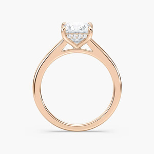 1 carat Princess Cut Diamond Engagement <b>Ring</b> Yellow <b>Gold</b> Classic Women's Jewelry yellow <b>gold</b> elegant timeless women - Product Image 6