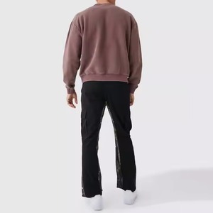 Best Selling Price Branded Quality Custom Logo Man's Fleece Sweatshirt Silk Screen Printed Embroidered Dyed Solid 100% Cotton - Product Image 5