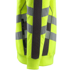 Ropa de Trabajo Profesional, Sudadera de Seguridad de Alta Visibilidad, ANSI Clase 2, Impermeable, con Luz LED Intermitente, Forro Polar de Algodón Reflectante, con Logotipo, Suministro al por Mayor - Product Image 4