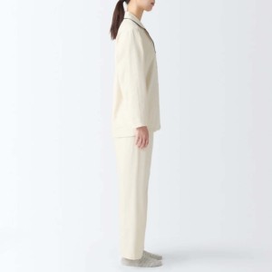 Ensemble de pyjama en coton uni pour femmes, manches longues, capuche avec cordon de serrage, coupe régulière, léger, vêtements décontractés d'automne, poches latérales 2 1 - Product Image 2