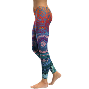 Lightweight Unique design High Waist Push up <b>Leggings</b> Seamless Casual Style Sublimation OEM/ODM Service <b>Legging</b> for <b>Women</b> - Product Image 2