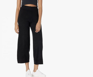 Pantalon de jogging ample à taille mi-haute pour femme, coupe droite, en molleton, taille élastique, respirant, anti-boulochage, été/hiver, avec cordon de serrage - Product Image 6
