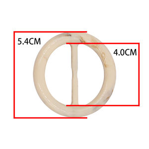 หัวเข็มขัดเรซิ่นแบบคลาสสิก 5.4 ซม. x 4.0 ซม. อุปกรณ์ตกแต่งกระเป๋าคุณภาพสูง - Product Image 1