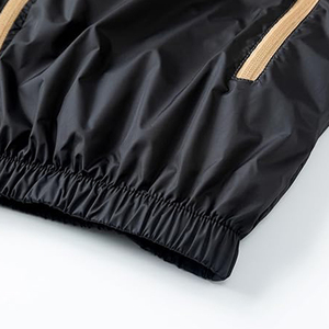 Ultra-Light Breathable Plus Size <b>Men's</b> Gold/Black Hooded Windbreaker Waterproof <b>Jacket</b> Spring Knitted Outdoor Sports <b>Biking</b> - Product Image 4