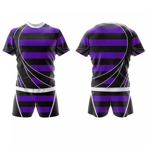 Uniforme de Rugby Personalizado al por Mayor, Nuevo Diseño Transpirable, Uniforme de Rugby Masculino de Alta Calidad Hecho a Medida - Product Image 4