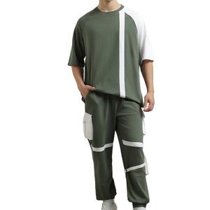 Vente en gros, nouveau design, ensemble de shorts pour hommes, hauts et shorts à manches courtes et à séchage rapide pour l'été, ensembles de t-shirts - Product Image 1