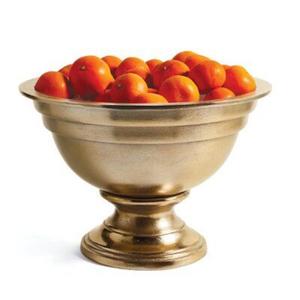 Bol à glace antique pour champagne, style piédestal, pour salon, décoration de table, bol à fruits, bols de service en métal, faits à la main - Product Image 2