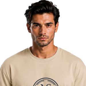 Men's White <b>Cloud</b> Warm Tee Lightweight Breathable Warm Crew <b>Neck</b> Long Sleeve Fitness Gym Training Workout Activewear T Shirt - Product Image 5