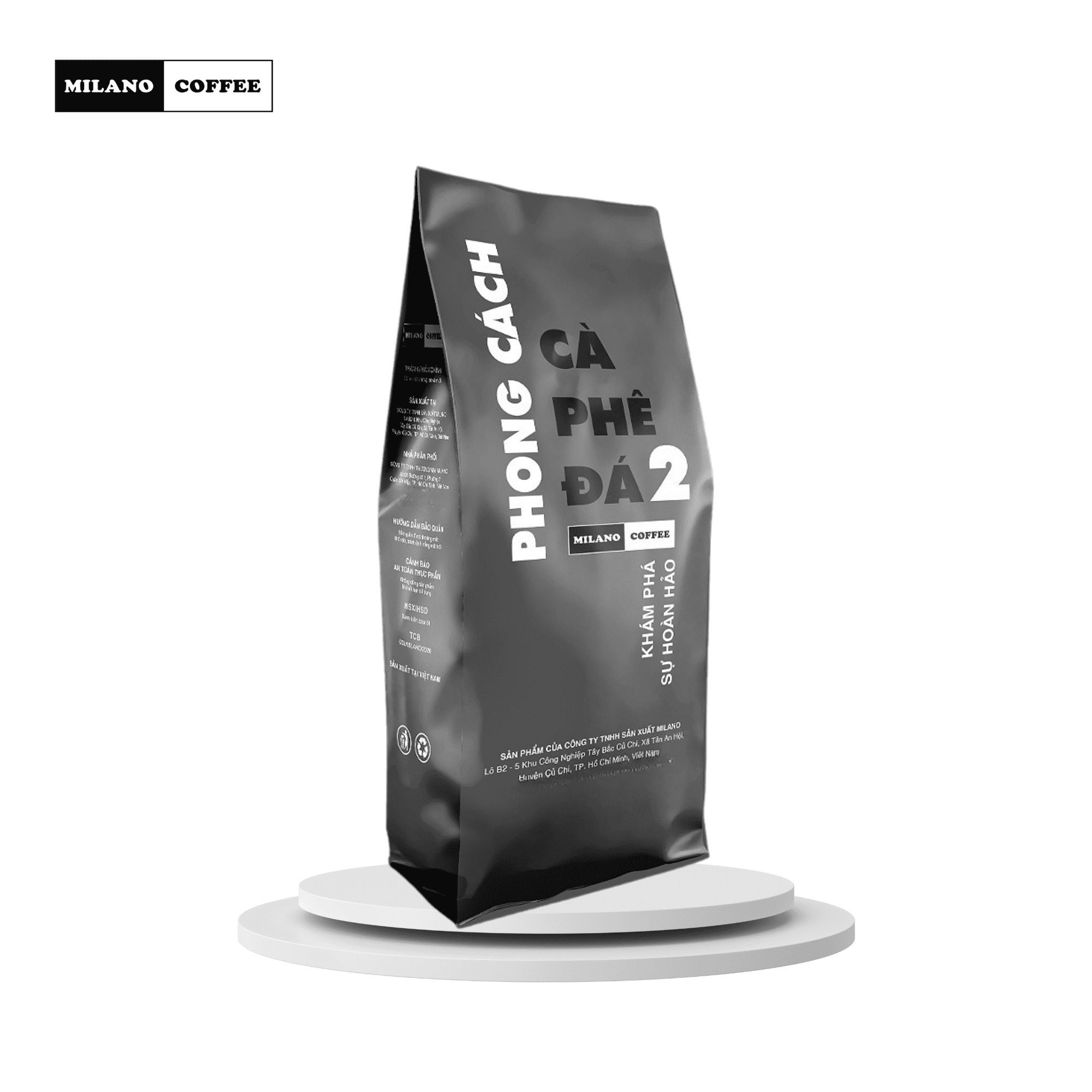 Vietnam Dark Roast Ground Coffee with Traditional Flavor Notes Packaged for Retail and Horeca 250g Export Pack