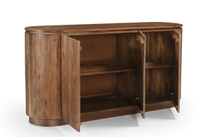 Buffet moderne ovale à 3 portes grande capacité - Product Image 3