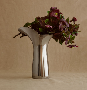 Jarrón de Metal de Dos Tonos con Acabado Brillante Dorado y Negro, Decoración Moderna para Bodas y Fiestas, Maceta Vintage - Product Image 5