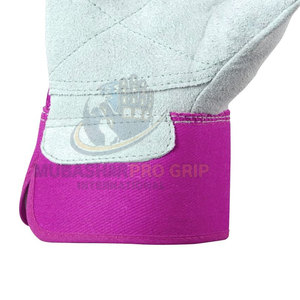 Premium Leather Finish Canadian Rigger Gloves Anti-Slip Heat Resistant Durable Breathable Features for Industrial Applications - Product Image 6