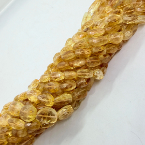 Cuentas de Citrino Facetado en Forma de Pepita, Proveedor y Fabricante de Gemas, Venta al por Mayor de Hermosas Cuentas Doradas para la Fabricación de Joyas - Product Image 1