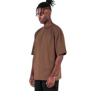 T-shirt décontracté personnalisé en toile épaisse pour homme, mélange polyester/coton, uni, séchage rapide, respirant, stock Inland Industries - Product Image 3