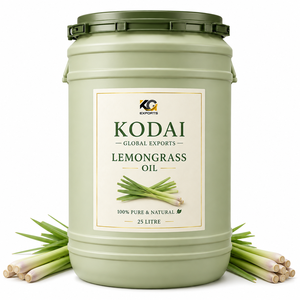 Aceite Esencial de Limoncillo de Tamil Nadu 100% Puro y Natural de Primera Calidad, Destilado al Vapor, para Aromaterapia y Cuidado Facial, Kodai Global Export - Product Image 1