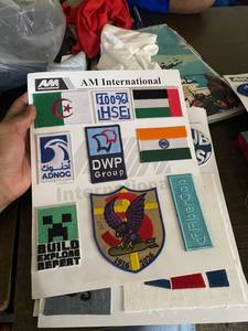 แผ่นปะผ้า PVC ปักลายตามสั่ง รีดร้อนติดได้ รูปทรงกลม สำหรับเสื้อผ้า กระเป๋า ของขวัญ หมวก - Product Image 3