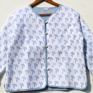 Chaquetas Acolchadas de Patchwork, Chaqueta de Algodón con Estampado Floral, Estilo Bohemio, Chaqueta de Otoño Invierno, Ropa de Calle, Chaqueta Acolchada Reversible Boho - Product Image 1