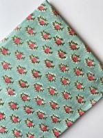 Tissu en coton indien fait main, imprimé à la main au bloc, motif floral, écologique, respirant, pour la décoration intérieure, sacs, rideaux, artisanat