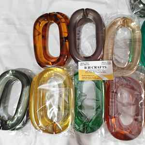 Cadena de Resina Transparente y de Colores para Decoración de Paredes, Eslabones de Cadena Modernos, Hermosas Cadenas Coloridas Removibles para Año Nuevo - Product Image 4