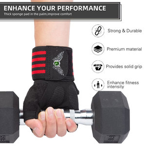 Gants de musculation de haute qualité pour la musculation, la gym, le cross-training, les gants de fitness à doigts courts pour hommes, gants de powerlifting - Product Image 6