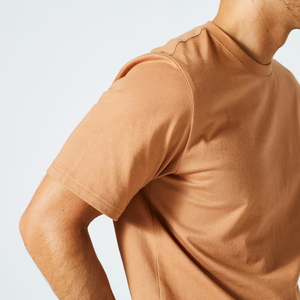 Men's for <b>Orange</b> O-Neck Short Sleeve T-Shirt Polyester/Cotton Jersey Casual Pattern Printed Eco-Friendly Breathable Streetwear - Product Image 4