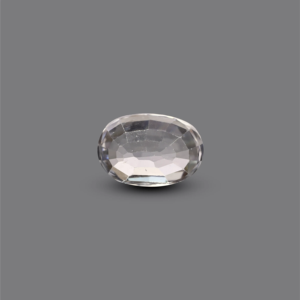 Synthetic Paraiba Square Cut White Zircon 4.55 Carat Loose Gemstone for Fine Jewelry - Product Image 2