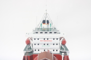 Maqueta de Barco Comercial de Madera Hecha a Mano - Réplica a Escala de Buque Cisterna de Carga, Decoración de Escritorio de Oficina, Oceanus 09 Cisterna de GLP - Product Image 3
