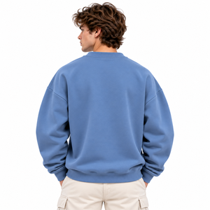 Sudadera con cuello redondo estampada unisex al por mayor, con logotipo personalizado, gráfico, OEM, ODM, ropa de invierno, proveedor de sudaderas con capucha. - Product Image 3