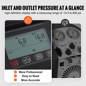 Máquina de Recuperación de Refrigerante Portátil de 1 HP con Motor de Doble Cilindro y 3000 rpm sin Escobillas - Product Image 5