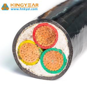 Conductor de cobre de cable de alimentación industrial de bajo voltaje de alta calidad NYY con aislamiento y funda de PVC - Product Image 1