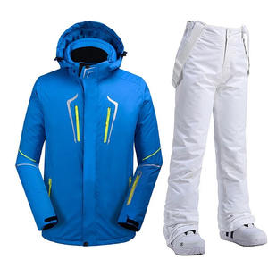 Combinaison de ski unisexe coupe-vent, ensemble veste et pantalon de neige avec survêtements pour hommes et unisexe à capuche personnalisé élégant pour l'hiver - Product Image 6