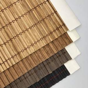 ม่านไม้ไผ่เวียดนาม ติดตั้งแบบฝังใน ดีไซน์เรียบง่าย เป็นมิตรกับสิ่งแวดล้อม ปิดแสงได้ 100% คุณภาพสูง สไตล์ดั้งเดิมแบบฝรั่งเศส - Product Image 2