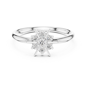 Maiyi แหวนแต่งงานทอง18K ประดับเพชรสำหรับงานปาร์ตี้ - Product Image 3