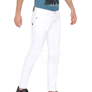Pantalones Vaqueros Personalizados al por Mayor para Hombre - Transpirables, con Patrón Sólido y Detalle de Botones, Temporada Primavera/Otoño, Mezclilla de Alta Calidad - Product Image 3