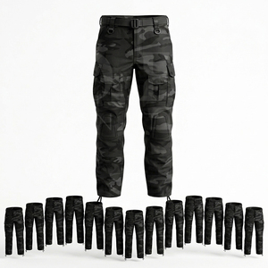 Factory Direct Whole Sale OEM ODM <b>Camouflage</b> <b>Cargo</b> Pants Men Outdoor Casual Work Trousers Adjustable Waist Printed Long Pants - Product Image 1