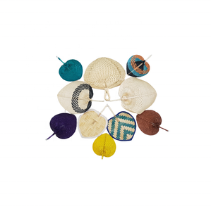 Abanico Tejido de Bambú Natural Hecho a Mano, Respetuoso con el Medio Ambiente, Logotipo Personalizable Impreso, Anuncio Comercial Personal - Product Image 5