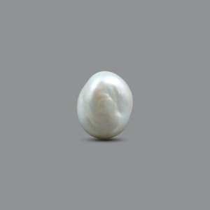 Natural Pink Keshi Pearl 5.75 Carat Loose Oval Baroque Gemstone for Jewelry Making - Product Image 2