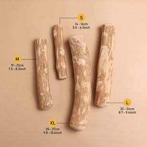 BEST SELLER Coffee Wood Chew Toy Eco-Friendly Dental Care Plaque <b>Control</b> Dog Teething Stick - Product Image 5