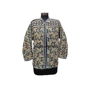 Chaquetas Vintage 100% Algodón Puro, Acolchadas con Estampado Digital, Estilo Bohemio, Transpirables y Ecológicas para Primavera - Product Image 2