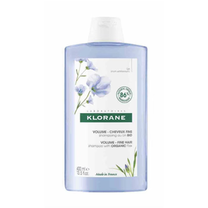 Shampoo à la fibre de lin Klorane 400ml - Product Image 1