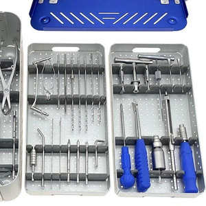 Nuevo Kit de Instrumentos Quirúrgicos de Acero Inoxidable para Placa de Bloqueo de Extremidades Superiores Ortopédicas AO, Set Manual de Calidad Premium con Certificación CE - Product Image 4