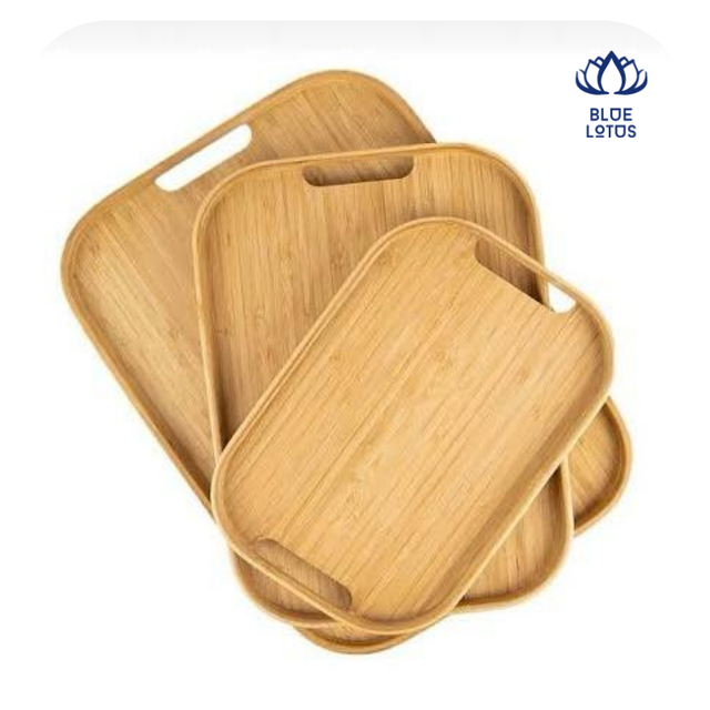 Bamboo Serving Tray Vietnam Supplier Eco Friendly Handmade Bamboo Kitchenware Product with Premium Quality - BLUE LOTUS