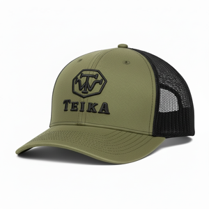 Gorra de Béisbol Trucker Personalizada 2026 con Logotipo 3D Bordado, Malla Naranja y Negra, Ajustable con Cierre a Presión, OEM - Product Image 2