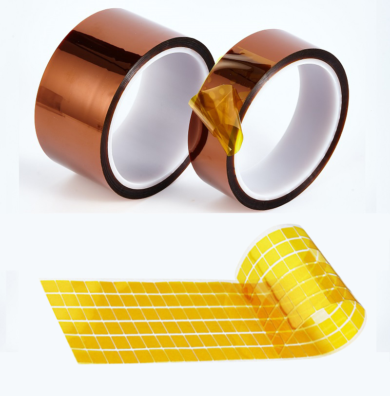 Factory Supply High Temperature Polyimide Sublimation Heat Transfer Tape Mul-size 3mm 20mm Width Heat Resistance Tape For Office