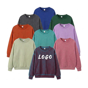 เสื้อสเวตเชิ้ตผู้หญิงคุณภาพพรีเมียม ทรงหลวม คอกลม แขนยาว ผ้าคอตตอนผสม เหมาะสำหรับใส่ลำลองทุกวัน รับผลิตแบบ OEM ODM - Product Image 2