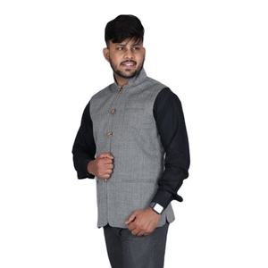 Chaquetas de lana chaqueta de lana harringbone para hombre chaleco abrigo diseñador alta moda elegante chaleco abrigo - Product Image 2