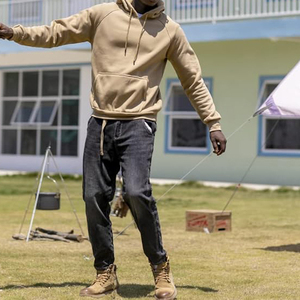 Sweat-shirt à capuche sport pour homme, mélange de coton, entraînement en salle de sport, course à pied, décontracté, essentiel au quotidien - Product Image 5