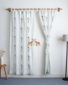 Rideaux en coton imprimé de luxe pour les fenêtres et les portes du salon, stores attrayants pour la décoration intérieure des hôtels - Product Image 2